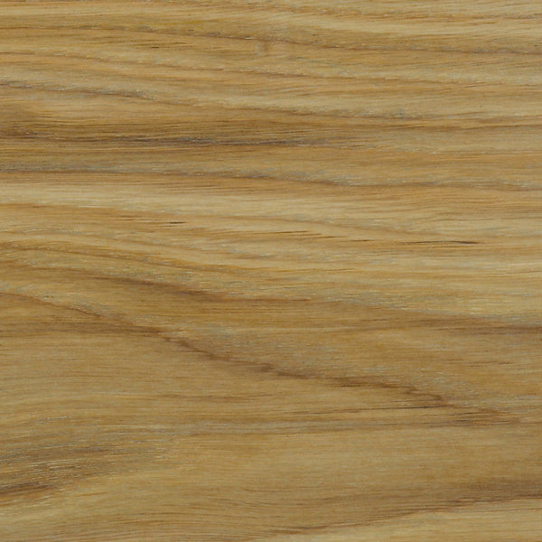 Rubio Monocoat 2C Oil Plus Biscuit applied to white oak color swatch.
