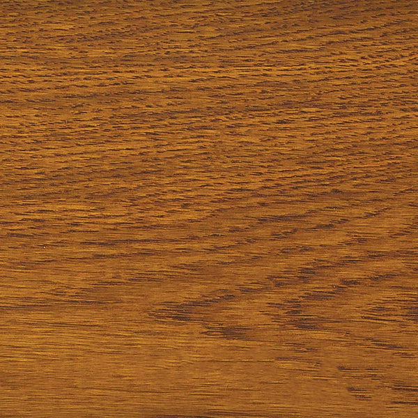Rubio Monocoat 2C Oil Plus Cinnamon Brown applied to white oak color swatch.