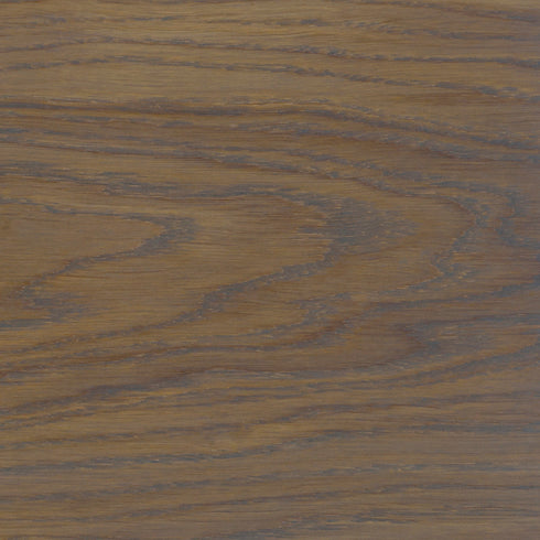 Rubio Monocoat 2C Oil Plus Havanna applied to white oak color swatch.