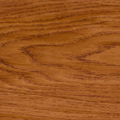 Rubio Monocoat 2C Oil Plus Mahogany applied to white oak color swatch.