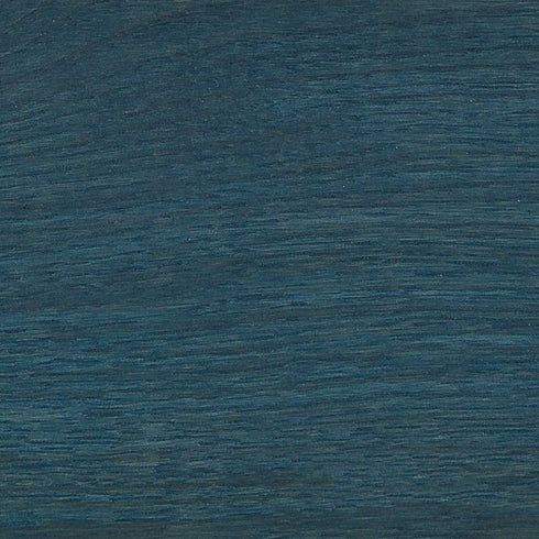 Rubio Monocoat 2C Oil Plus Midnight Indigo applied to white oak color swatch.