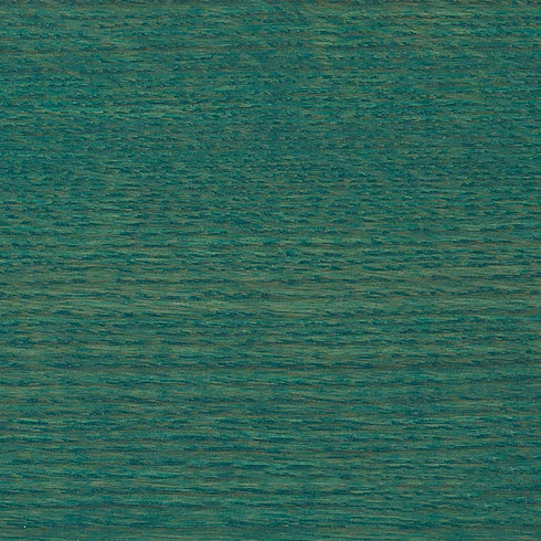 Rubio Monocoat 2C Oil Plus Peacock Green applied to white oak color swatch.