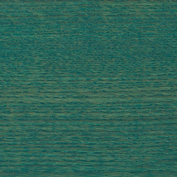 Rubio Monocoat 2C Oil Plus Peacock Green applied to white oak color swatch.