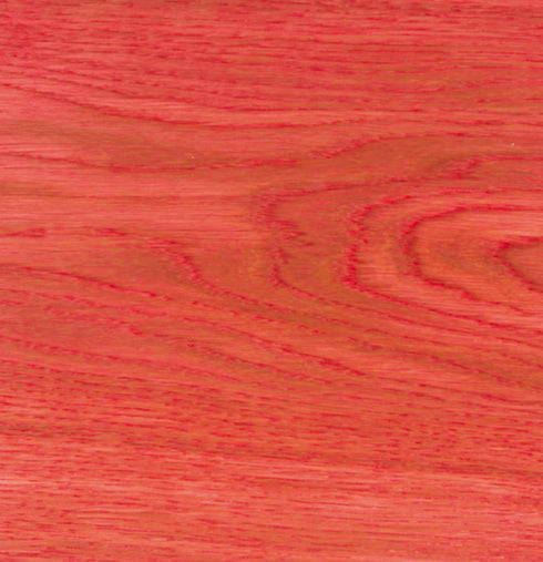 Rubio Monocoat 2C Oil Plus Ruby applied to white oak color swatch.