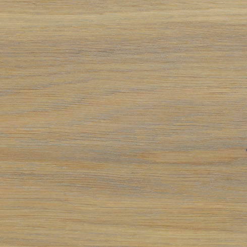 Rubio Monocoat 2C Oil Plus Titanium Grey applied to white oak color swatch.