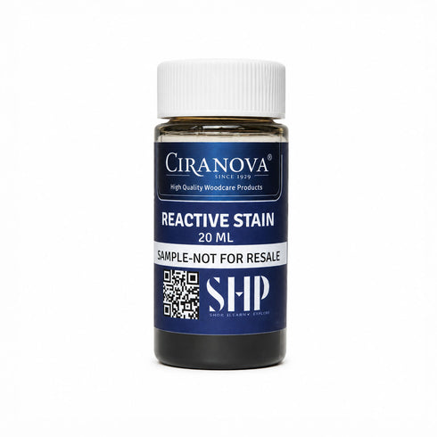 20mL Sample bottle of Ciranova Reactive Stain on white background.